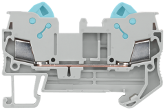 TERMINAL BLOCK, IDC, THRU-TYPE, 2.5, GRAY