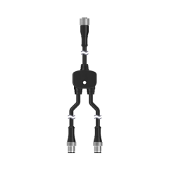 Splitter Cable, Euro-style 4-pin Quick Disconnect,