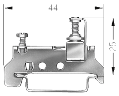 TERM BLOCK, SCREW, GROUND, 6, BARE METAL