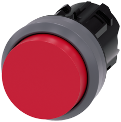 PUSHBUTTON, MOM, RED, RAISED