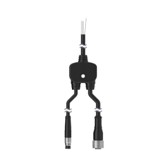 Splitter Flying Leads to M12F and M8F connectors, 