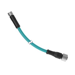 Cordset: Ethernet Adaptor, Pico 4-pin to M12 D-Cod