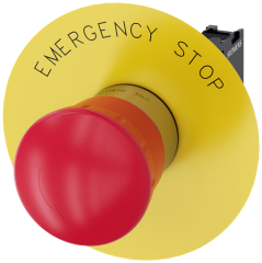 EMERG-STOP, TWIST RELEASE RED MH O40MM