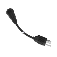 Mini-style QD to 110VAC Adapter Cable, 3 Pin Mini 