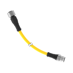 Euro-style Quick-Disconnect Cable, 8 Pin Double En