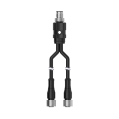 Splitter Cable, 5-pin Euro Male Truck, Two 5-pin E