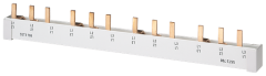 BUSBAR, FULLY INSULATED, 3-PHASE, 214MM
