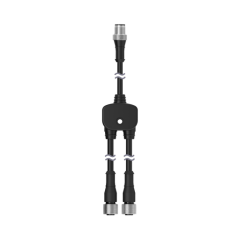 Euro-style Quick Disconnect Splitter Cable, 8 Pin 