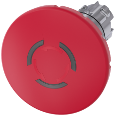 ILLUM EMERG-STOP, TWIST REL RED MH O60MM