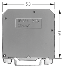 TERM BLOCK, SCREW, GND & GND-NEUTRAL, 35