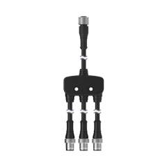 Euro Quick Disconnect Splitter Cable, 8-Pin Female