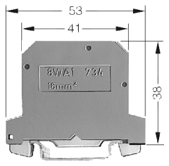 TERM BLOCK, SCREW, GND & GND-NEUTRAL, 16