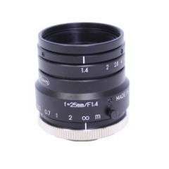 C-Mount 1 in. Format 25 mm Lens, with Focus & Aper