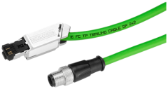 IE CONNECTING CABLE M12-180/IE RJ 45 10M