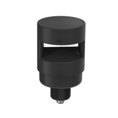 TL70 Tower Light, Black Housing: Multitone Audible