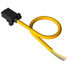 Euro-Style Quick Disconnect Cable, 8-Pin Straight 